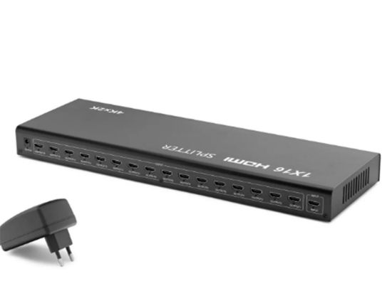 Hadron Hdx1293  16 port Hdmi Splitter 1.4V 1080P 3D 1*In 16*Out Siyah resmi