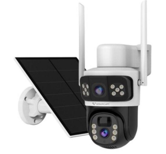 Novacom CB67D 2x3MP 4 mm Lens Vstarcam Wi-Fi Solar Kamera resmi