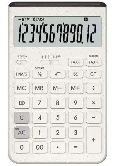 Casio JT-200T-WE 12 Hane Beyaz Masa Üstü Hesap Makinesi resmi