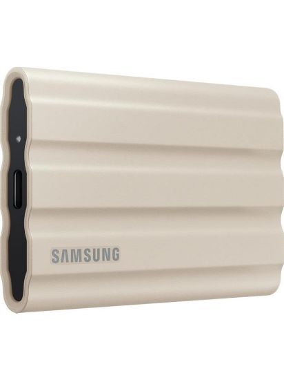 Samsung 2TB T7 Shield Usb 3.2 (Okuma 1050MB / Yazma 1000MB) Bej Taşınabilir SSD Disk MU-PE2T0K/WW resmi