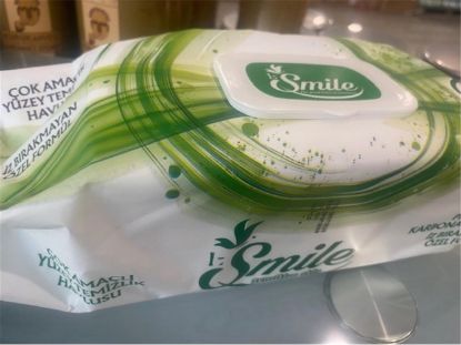 Smile 100lü Çok Amaçlı Yüzey Temizleme  (Mop İçinde Kulanılabilir) 48 Saat Etkili (Beyaz Sabun) resmi