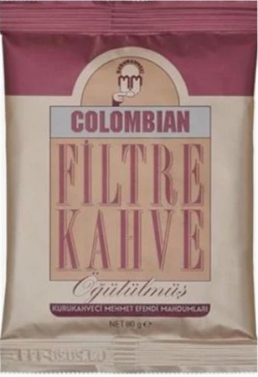 Mehmet Efendi 80gr Colombıan Filtre  (Öğütülmüş) resmi
