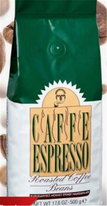 Mehmet Efendi 500Gr Cafe Espresso Çekirdek Roasted Coffee No1  resmi