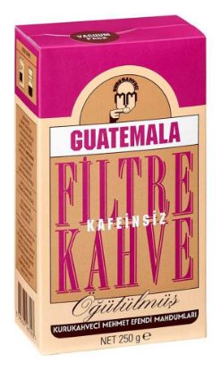 Mehmet Efendi 250gr  Guatemala Filtre (Kafeinsiz) resmi