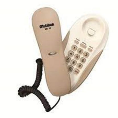 Penguen Krem Kablolu Duvar Telefonu resmi