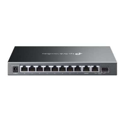 Omada Tp-Link ES210GMP 8 Port 10/100/1000 Poe+ Switch 1 Port SFP + 1 Port Uplink Cloud Switch resmi
