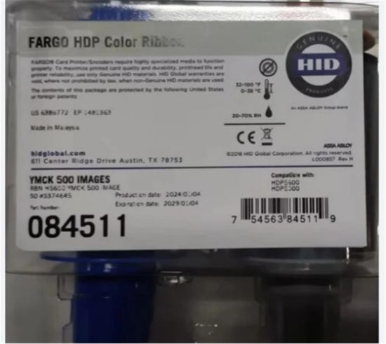 Fargo 084511 Ymck Renk Şerit Hdp5000 Yazıcı resmi