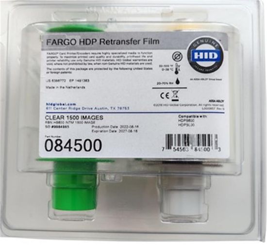 Fargo 084500 Transfer Film Ribbon HDP5000   1500 baskı resmi