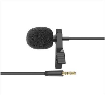 Snopy SN-M20 Siyah Akıllı Telefon ve Youtuber Metal mandallı, Yaka Mikrofonu resmi