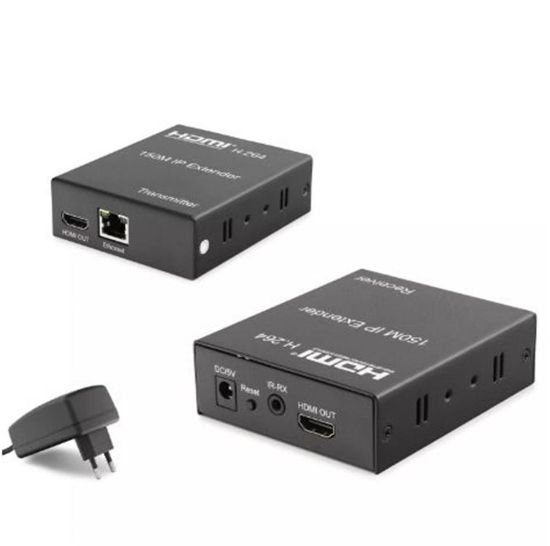 Hadron Hdx1301 150M HDMI 1.3 Extender 1080P  8.1 Mbps Siyah resmi
