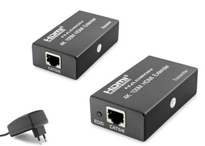 Hadron Hdx1367  100M Hdmi Extender 4K DC 5V adaptör Siyah resmi