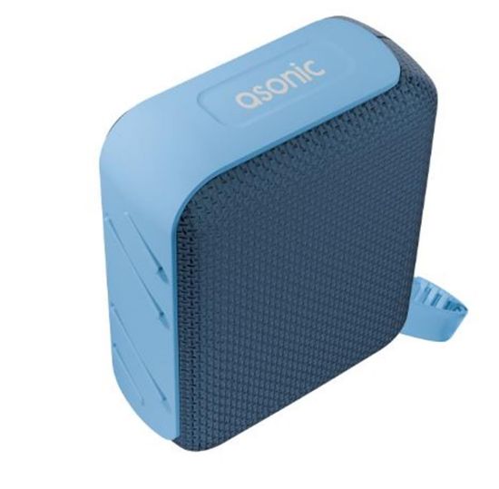 Asonic AS-03 Mavi USB-TF-TWS-Bluetooth Destekli 5W 1200mAh Type-C Speaker resmi