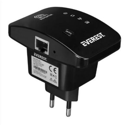 Everest EWR-N300 2.4GHz 300Mbps 1xWAN/LAN Dahili Antenli Repeater+AP Kablosuz Menzil Genişletici resmi