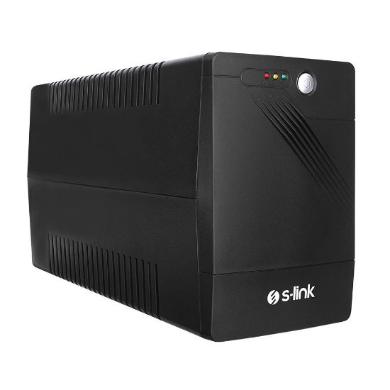 S-link MIGHT U150 1500VA UPS 12V9Ah*2 900W Siyah Line-Interactive Kesintisiz UPS Güç Kaynağı resmi