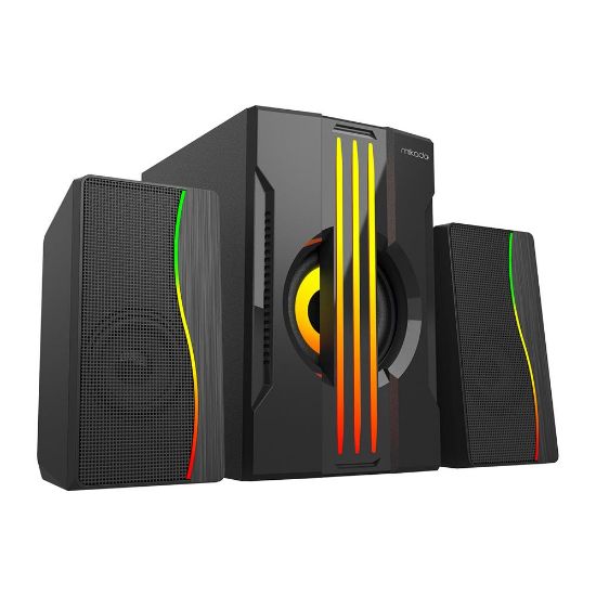 Mikado MD-254 2+1 25W(5w*2+15w) Usb+SD+Fm Bluetooth Destekli RGB Ses Sistemi resmi
