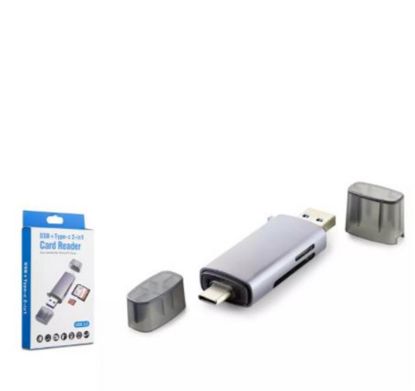 Hadron Hdx7031 Card Reader Usb3.0 + Type-C All In One Gri resmi