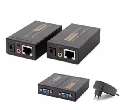 Hadron Hdx1318 100M Vga + Audio Extender 1920×1440 @ 60Hz  Siyah resmi