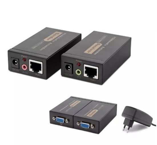 Hadron Hdx1318 100M Vga + Audio Extender 1920×1440 @ 60Hz  Siyah resmi