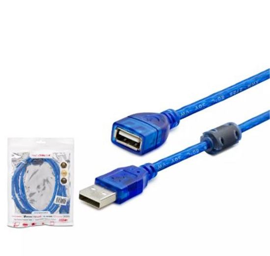 Hadron Hdx7534 1.5M Usb To Usb F Kablo  Mavi Transparent resmi
