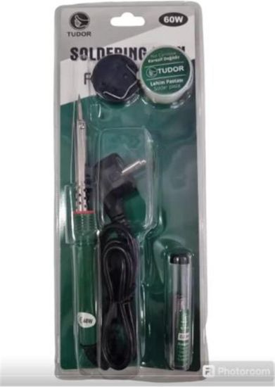 TUDOR SOLDERING IRON KALEM HAVYA SETİ 60W  HB-S026 resmi