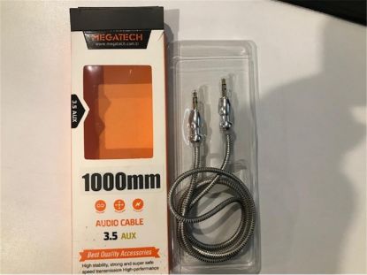 Elba Elb24 1Mt Aux Stereo To Stereo Örgülü Kablo Siyah resmi