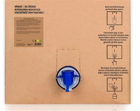 Eyüp Sabri Tuncer Zeytinyağlı Köpük Sabun 5lt Bag In Box Endüstriyel resmi