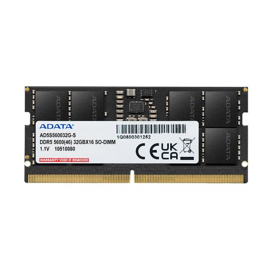 Adata 8GB DDR5 5600MHz 262Pin 1.1V Notebook Ram resmi