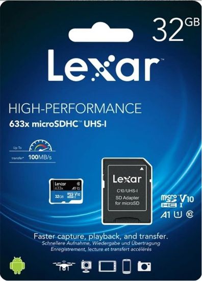 Lexar  32GB A1 V10 U1 Hafıza Kartı + Adaptör resmi