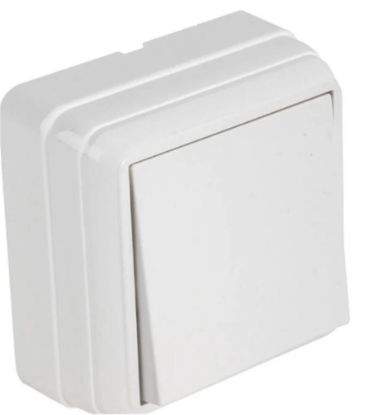 Mutlusan Bron Sıva Üstü Anahtar Beyaz ( 2160 301 0201) resmi