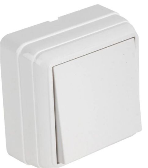 Mutlusan Bron Sıva Üstü Anahtar Beyaz ( 2160 301 0201) resmi