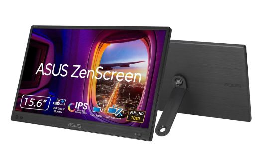 Asus 15.6" ZenScreen MB166CR 15.6 IPS 1920x1080 5ms USB-C Mat Ekran Taşınabilir USB Monitör resmi