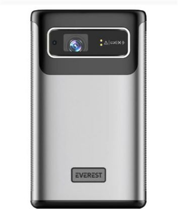 Everest PJ-DLP21 Gri 8000mAh Odaklamalı 960*540 4K 5400 Lümen Android 9.0 Dokunmatik DLP Projeksiyon resmi
