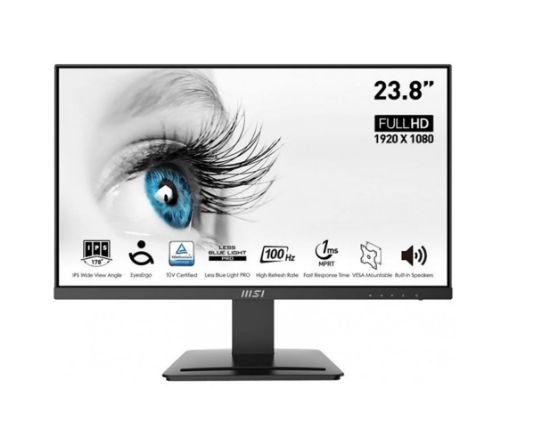 Msi 23.8" Pro MP243X 1920x1080 1ms 100Hz IPS Anti-Glare Full HD Monitör resmi