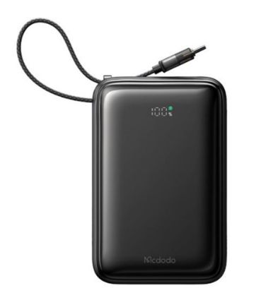 Mcdodo MC-6370 20000mAh 65W Dahili Kablolu Powerbank resmi