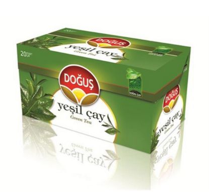 Doğuş Yeşil Çay Sade Süzen Poşet Çay 150gr *12 resmi