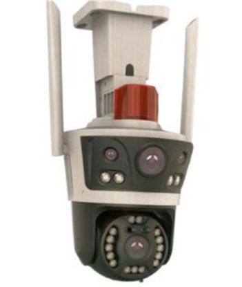 Apronx APX-WP262 6mp 3.6mm Çift Kamera 21 LED Wifi Ptz Kamera resmi