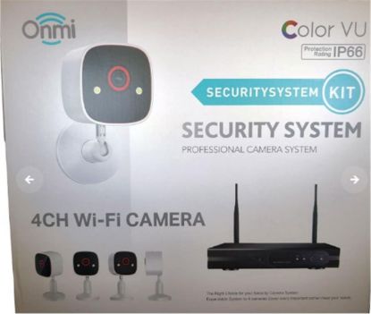 Apronx BS420 4 Kanal Nvr + 3Mp 4 Kamera Full Color Mik. Wifi Set resmi