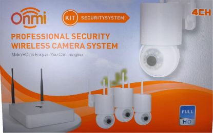 Apronx DSM600 4 Kanal Nvr + 3Mp 4 Kamera Full Color Mik. + 10" Lcd Wifi Set resmi