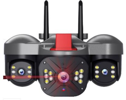 Apronx APX-WP332 6Mp 2.8mm-3.6mm Üç Kamera 22 Led Wifi PTZ resmi