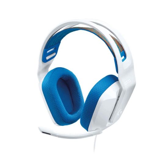 Logitech 981-001018 G335 Beyaz Mavi Mikrofonlu Gaming (Oyuncu) Kulaklık resmi