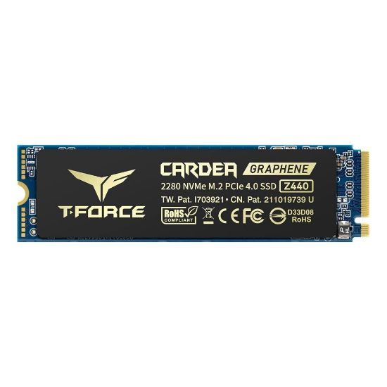 Team 1TB Team T-Force TM8FP7001T0C311 CARDEA ZERO Z440 5000/4400/MB/s M.2 Nvme PCIe Gen4 x4 SSD Disk resmi