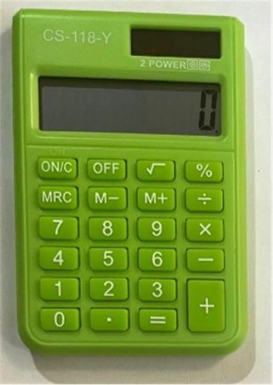 CSL CS-118-Y Yeşil 8 Hane Cep Tipi Hesap Makinesi resmi