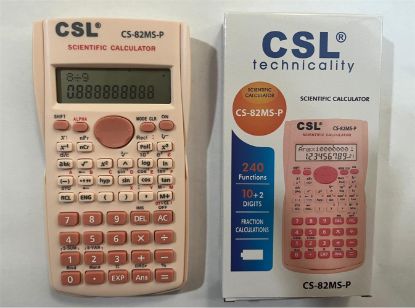 CSL CS-82MS-P Pembe Fonksiyonel Hesap Makinesi resmi