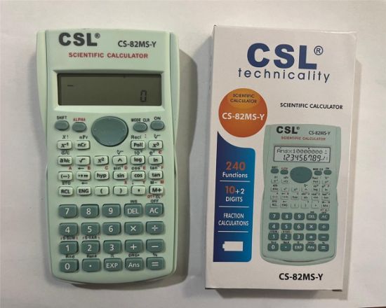 CSL CS-82MS-Y Yeşil Fonksiyonel Hesap Makinesi resmi