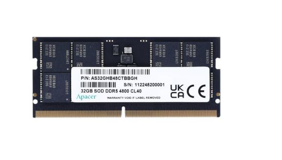 Apacer 16GB DDR5 4800Mhz CL40 1.1V FS.16G2A.PTH Notebook Ram resmi