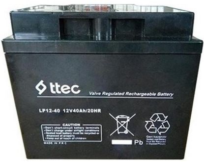Ttec 12V 40AH Bakımsız Kuru Akü resmi