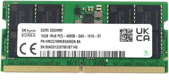 HyNIX 16GB DDR5 4800MHz HYNIX 1.1V Sodimm HMCG78MEBSA092N-BA Notebook Ram resmi