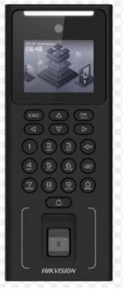 Hikvision DS-K1T321MFWX Keypadli Yüz Tanıma / Parmak İzi / Mifare Kart Okuyucu Bağımsız Terminal  resmi