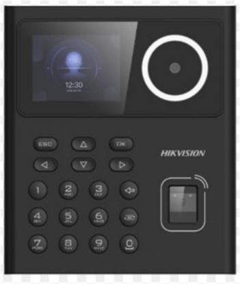 Hikvision DS-K1T320MFWX Keypadli Yüz Tanıma / Parmak İzi / Mifare Kart Okuyucu Bağımsız Terminal  resmi