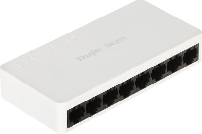 Ruijie Reyee RG-ES08F 8 Portlu, 10/100 Fast Ethernet Tak Çalıştır Switch Plastik Kasa resmi